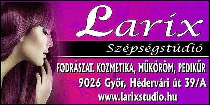 Larix Szépségstúdió Győr